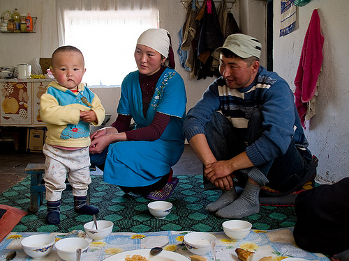 Kyrgyz family